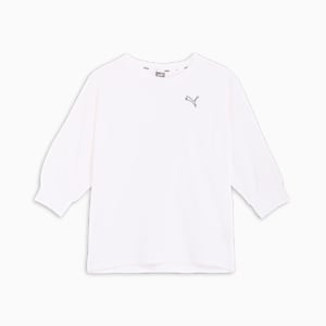 ウィメンズ プーマ モーション MX 七分丈 Tシャツ, PUMA White, extralarge-JPN