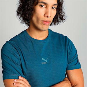 PUMA x one8 Men's Jacquard T-shirt, Ocean Tropic, extralarge-IND