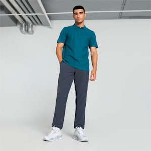 PUMA x one8 Men's Overlay Polo, Ocean Tropic, extralarge-IND