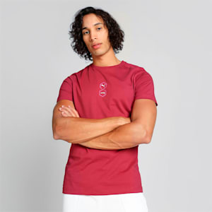 PUMA x one8 Men's Core Slim Fit T-shirt, Club Red, extralarge-IND