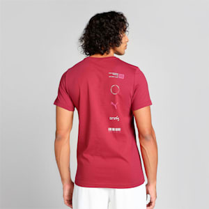 PUMA x one8 Men's Core Slim Fit T-shirt, Club Red, extralarge-IND