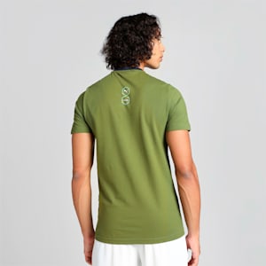 PUMA x one8 Men's Core Elevated Slim Fit Polo, Olive Green, extralarge-IND