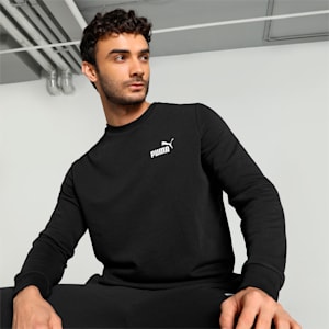 Small Logo TR Men's Crew-Neck Sweatshirt, PUMA Black, extralarge-IND