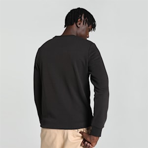 Small Logo TR Men's Crew-Neck Sweatshirt, PUMA Black-Cat, extralarge-IND