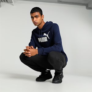 Big Logo Men's Hoodie, PUMA Navy, extralarge-IND