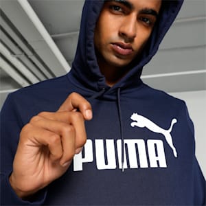 Big Logo Men's Hoodie, PUMA Navy, extralarge-IND