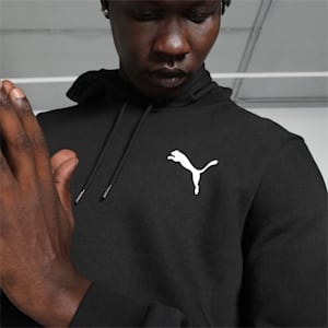 Small Logo Men's Hoodie, PUMA Black-Cat, extralarge-IND