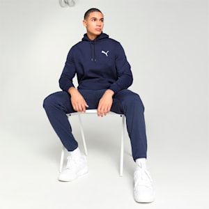 Small Logo Men's Hoodie, PUMA Navy-Cat, extralarge-IND