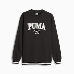 PUMA Squad Crew FL Sweatshirt, PUMA Black, extralarge-IND