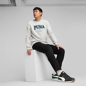 Squad Crew FL Sweatshirt, Light Gray Heather, extralarge-IND