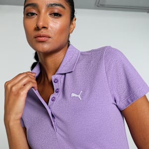 Women's Polo T-shirt, Lavender Alert, extralarge-IND