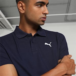 Men's Slim Fit Polo T-shirt, PUMA Navy, extralarge-IND