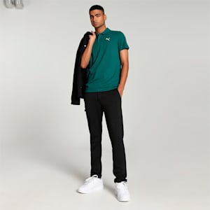 Ess Men's Slim Fit Polo T-shirt, Malachite, extralarge-IND