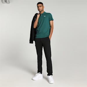 Men's Slim Fit Polo T-shirt, Malachite, extralarge-IND