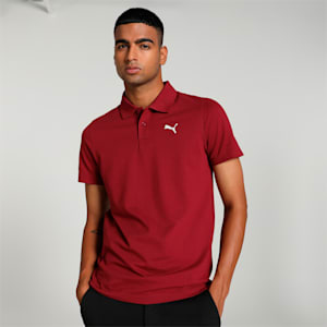 Ess Men's Slim Fit Polo T-shirt, Team Regal Red, extralarge-IND
