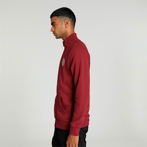 Men's Varsity Graphic Full-Zip Sweat Jacket, Intense Red, extralarge-IND