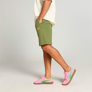 Men's Classics Elevated Slim Fit Shorts, Olive Green, extralarge-IND