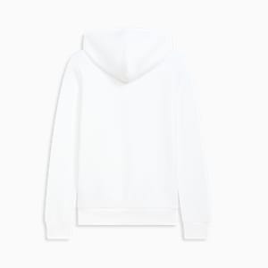 Sudadera con capucha Essentials con logotipo grande de gato para mujer, PUMA White, extralarge