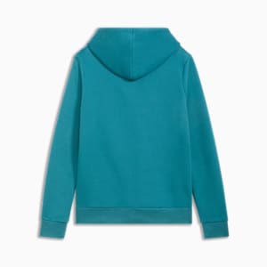 Sudadera con capucha Essentials con logotipo grande de gato para mujer, Cold Green, extralarge