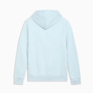 Sudadera con capucha Essentials con logotipo grande de gato para mujer, Frosted Dew, extralarge