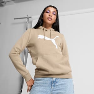 PUMA Essentials Women's Big Cat Logo Hoodie, Oak Branch, extralarge