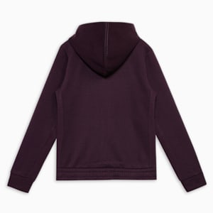 TRAIN FAVOURITE Youth Full-Zip Training Hoodie, Midnight Plum, extralarge-IND