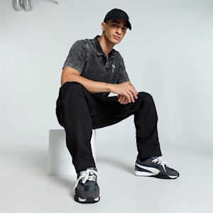 Men's Classics Graphic Polo, PUMA Black, extralarge-IND