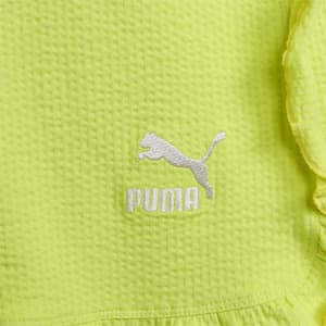 Ruffles Girl's Skirt, Lime Sheen, extralarge-IND