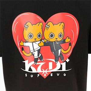 ユニセックス K7D1+ SUPAEVO 半袖 グラフィック Tシャツ, Puma Black
