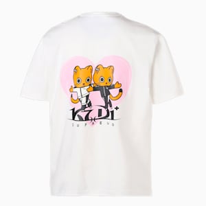 ユニセックス K7D1+ SUPAEVO 半袖 グラフィック Tシャツ, PUMA White