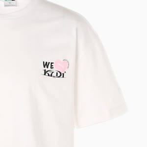 ユニセックス K7D1+ SUPAEVO 半袖 グラフィック Tシャツ, PUMA White