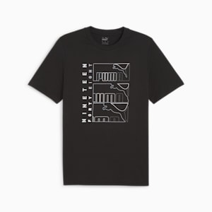 メンズ グラフィックス トリプル NO1 ロゴ 半袖 Tシャツ, PUMA Black, extralarge-JPN