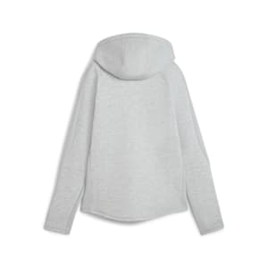 ウィメンズ エヴォストライプ フーデッドジャケット, Light Gray Heather, extralarge-JPN