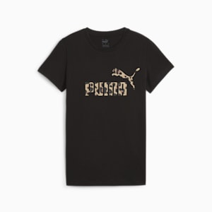 ウィメンズ ESS+ アニマル グラフィック 半袖 Tシャツ, PUMA Black, extralarge-JPN