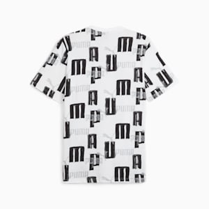 メンズ ESS+ ロゴ ラブ AOP 半袖 Tシャツ, PUMA White, extralarge-JPN