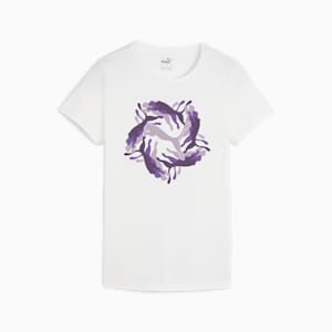 ウィメンズ ESS+ キャット グラフィック 半袖 Tシャツ, PUMA White, extralarge-JPN