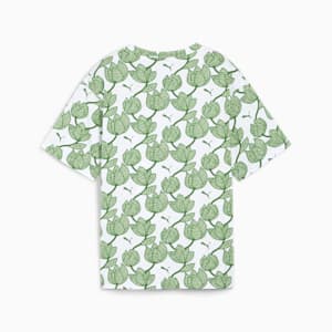 ウィメンズ ESS+ ブロッサム AOP 半袖 Tシャツ, Archive Green, extralarge-JPN