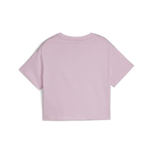 キッズ ガールズ プーマ パワー クロップド 半袖 Tシャツ 120-160cm, Grape Mist, extralarge-JPN