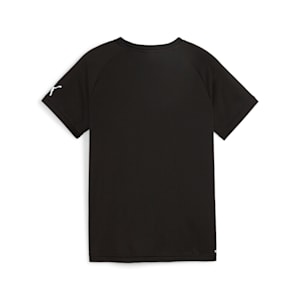 キッズ ボーイズ アクティブ スポーツ ポリ AOP 半袖 Tシャツ 120-160cm, PUMA Black, extralarge-JPN