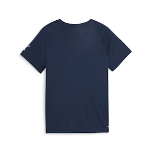 キッズ ボーイズ アクティブ スポーツ ポリ AOP Tシャツ 120-160cm, Club Navy, extralarge-JPN