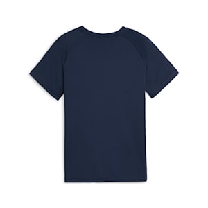 キッズ ボーイズ アクティブ スポーツ ポリ グラフィック 半袖 Tシャツ 120-160cm, Club Navy, extralarge-JPN