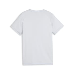 キッズ ボーイズ アクティブ スポーツ ポリ グラフィック Tシャツ 120-160cm, Silver Mist, extralarge-JPN