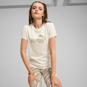 ESS+ ANIMAL Women's Tee, Alpine Snow, extralarge