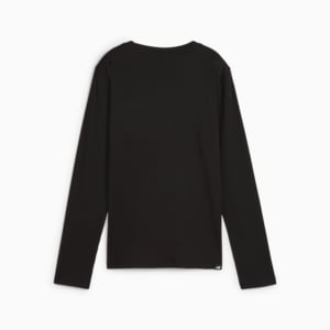 Haut à manches longues ESS ELEVATED Femme, PUMA Black, extralarge
