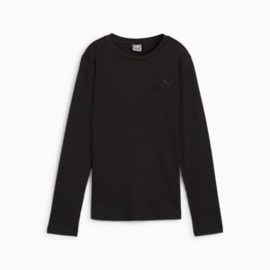 Haut à manches longues ESS ELEVATED Femme, PUMA Black, extralarge