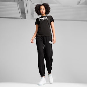 PUMA SQUAD Women's Graphic Tee, PUMA Black, extralarge