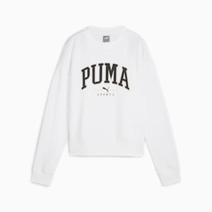 Chandail à col rond pleine longueur PUMA SQUAD Femme, PUMA White, extralarge