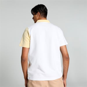 Men's Classics Seersucker Polo, Chamomile, extralarge-IND