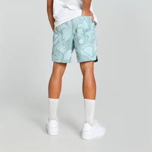 Classics Woven Printed Men's Shorts, Turquoise Surf, extralarge-IND