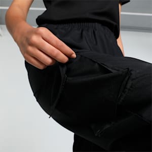 PUMA POWER Woven Women's Cargo Pants, PUMA Black, extralarge-IND